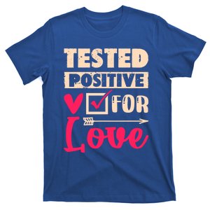 Valentine's Day For Couples Tested Positive For Love Pajama Gift T-Shirt