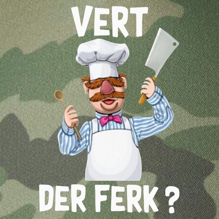Vert Der Ferk The Swedish Chef Legacy Tie Dye Trucker Hat