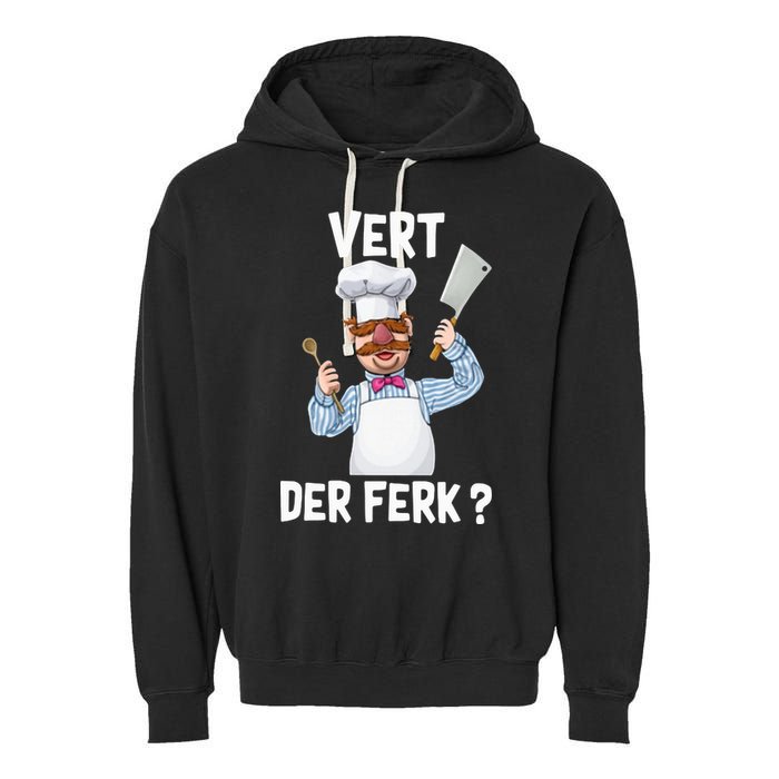 Vert Der Ferk The Swedish Chef Garment-Dyed Fleece Hoodie