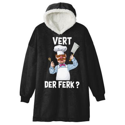 Vert Der Ferk The Swedish Chef Hooded Wearable Blanket