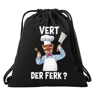 Vert Der Ferk The Swedish Chef Drawstring Bag