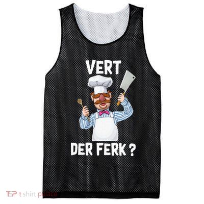 Vert Der Ferk The Swedish Chef Mesh Reversible Basketball Jersey Tank