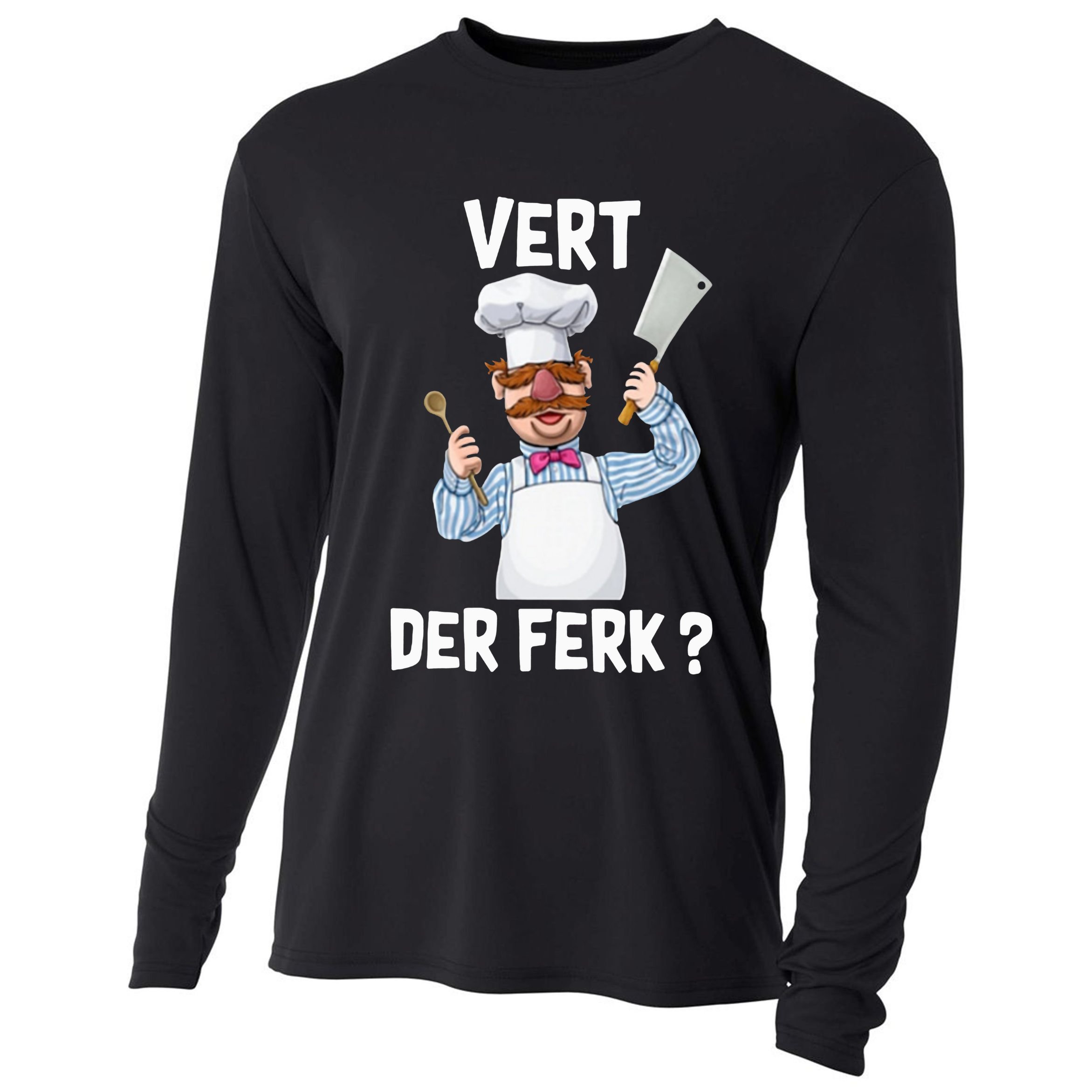 Vert Der Ferk The Swedish Chef Cooling Performance Long Sleeve Crew