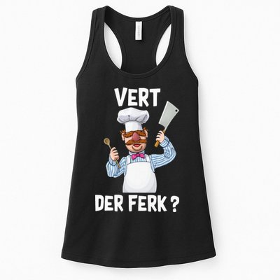 Vert Der Ferk The Swedish Chef Womens Tank Top