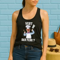 Vert Der Ferk The Swedish Chef Womens Tank Top