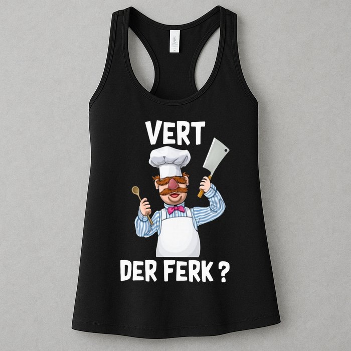Vert Der Ferk The Swedish Chef Womens Tank Top