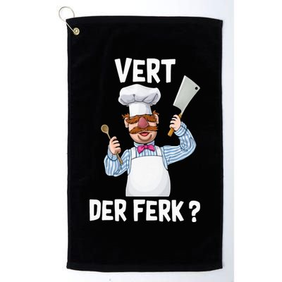 Vert Der Ferk The Swedish Chef Golf Towel