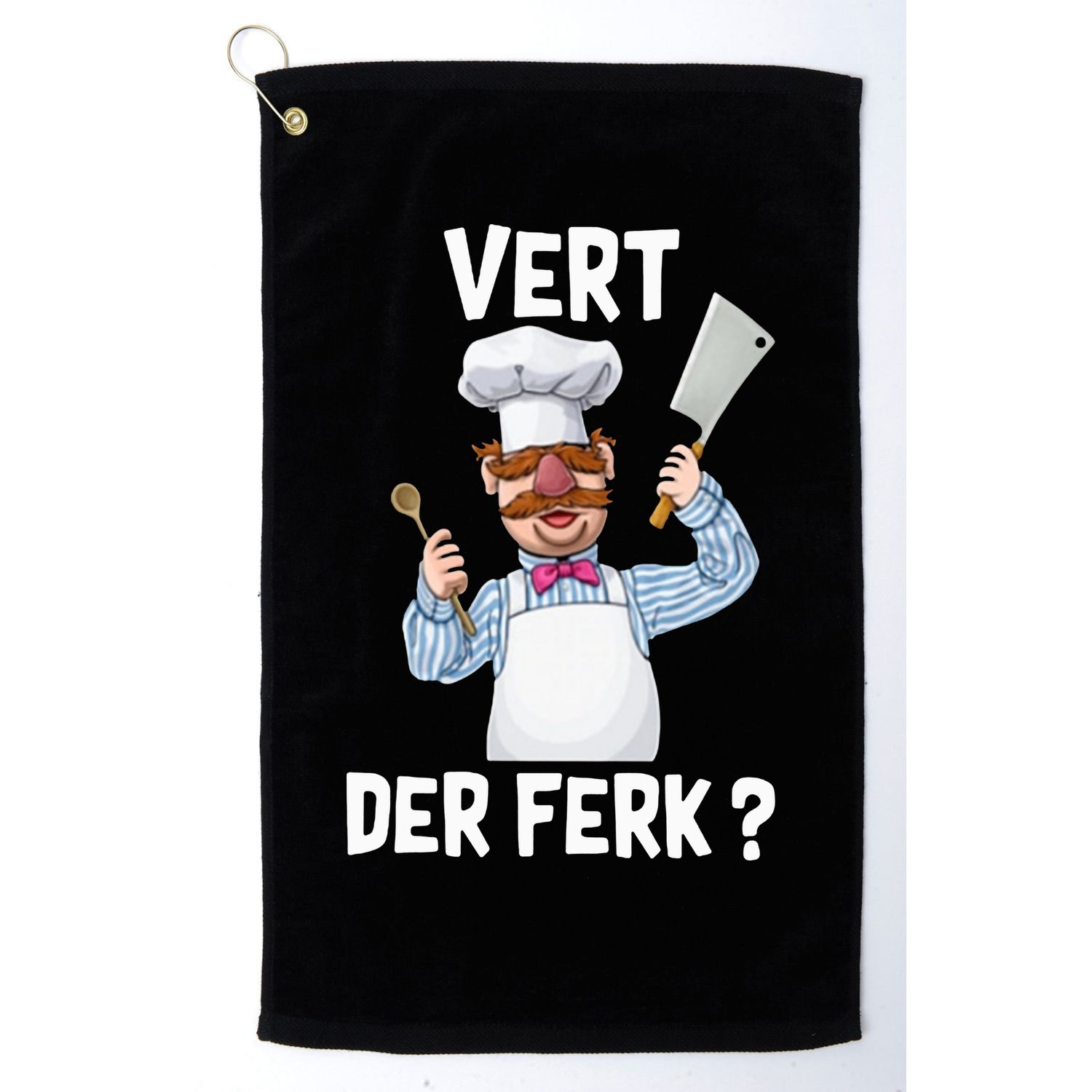 Vert Der Ferk The Swedish Chef Golf Towel