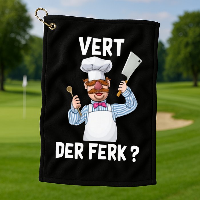 Vert Der Ferk The Swedish Chef Golf Towel