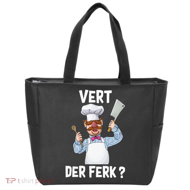 Vert Der Ferk The Swedish Chef Zip Tote Bag