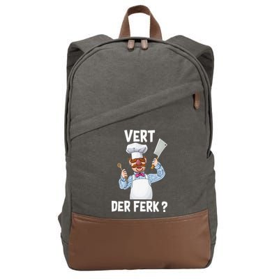 Vert Der Ferk The Swedish Chef Cotton Canvas Backpack
