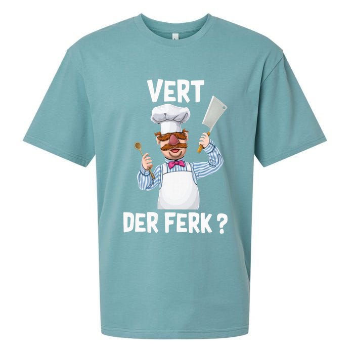 Vert Der Ferk The Swedish Chef Sueded Cloud Jersey T-Shirt