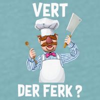 Vert Der Ferk The Swedish Chef Sueded Cloud Jersey T-Shirt