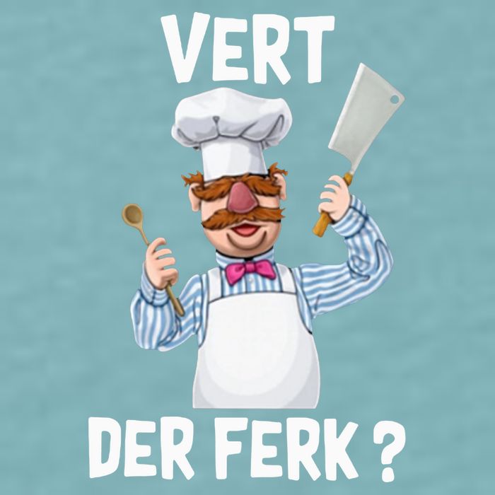 Vert Der Ferk The Swedish Chef Sueded Cloud Jersey T-Shirt