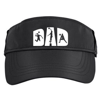Volleyball Dad Father Beach Volleyball Player Father's Day Adult Drive Performance Visor