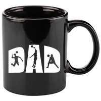 Volleyball Dad Father Beach Volleyball Player Father's Day 11oz C Handle Ceramic Mug