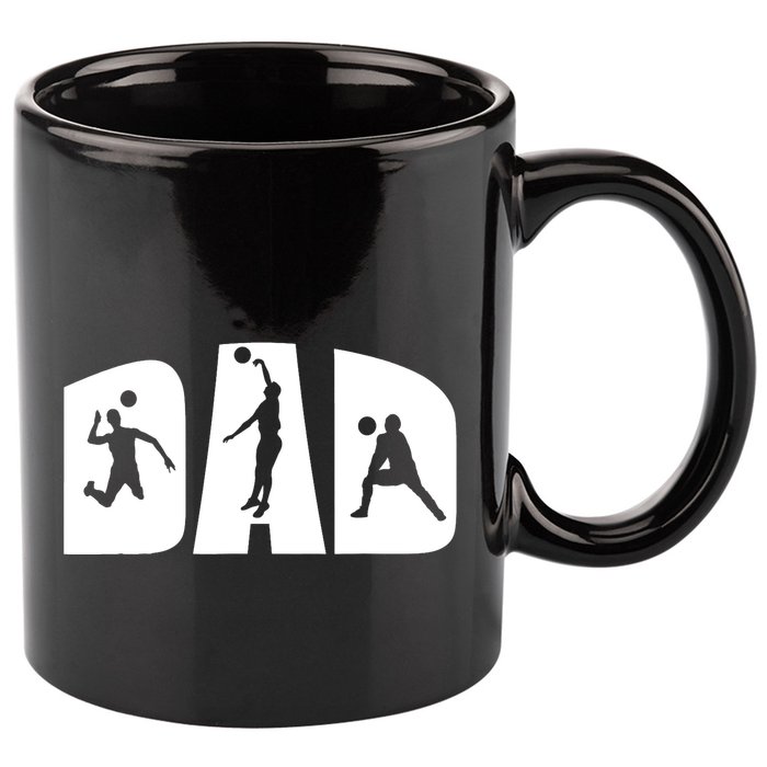 Volleyball Dad Father Beach Volleyball Player Father's Day 11oz C Handle Ceramic Mug