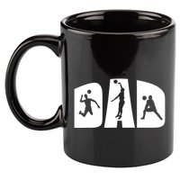 Volleyball Dad Father Beach Volleyball Player Father's Day 11oz C Handle Ceramic Mug