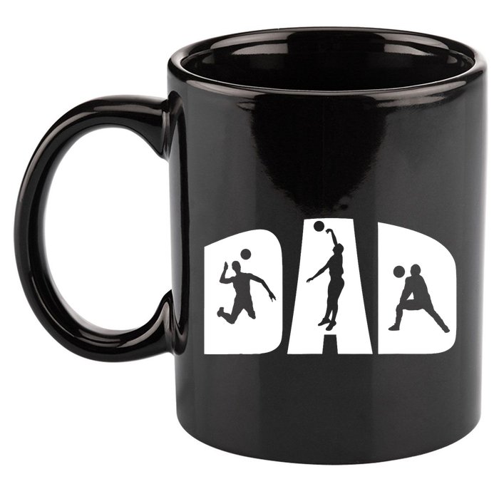 Volleyball Dad Father Beach Volleyball Player Father's Day 11oz C Handle Ceramic Mug
