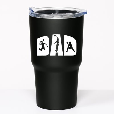 Volleyball Dad Father Beach Volleyball Player Father's Day Tumbler