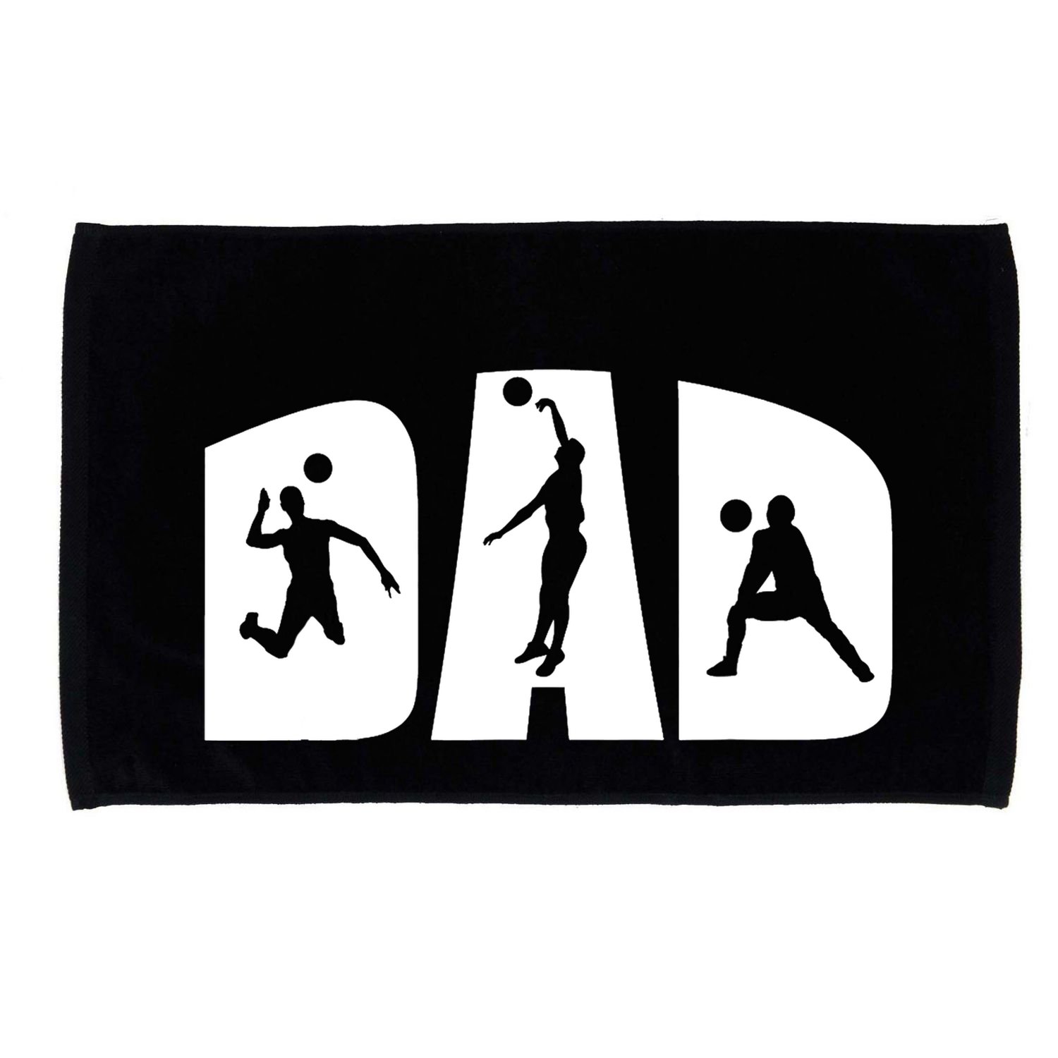 Volleyball Dad Father Beach Volleyball Player Father's Day Microfiber Hand Towel