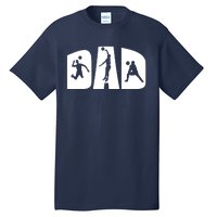 Volleyball Dad Father Beach Volleyball Player Father's Day Tall T-Shirt