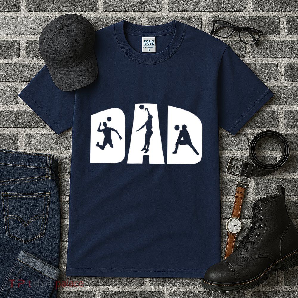 Volleyball Dad Father Beach Volleyball Player Father's Day Tall T-Shirt