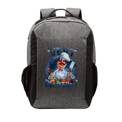 VERT DER FERK IS SWEDISH CHEF Swedish Chef Vector Backpack