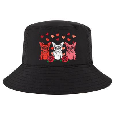 Valentines Day French Bulldogs Frenchie Dog Cool Gift Cool Comfort Performance Bucket Hat