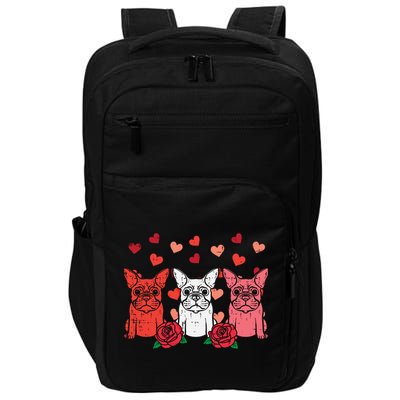Valentines Day French Bulldogs Frenchie Dog Cool Gift Impact Tech Backpack