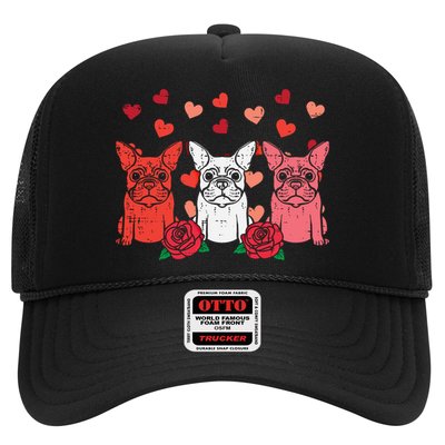 Valentines Day French Bulldogs Frenchie Dog Cool Gift Trucker Hat