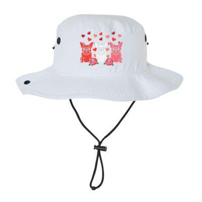 Valentines Day French Bulldogs Frenchie Dog Cool Gift Legacy Cool Fit Booney Bucket Hat