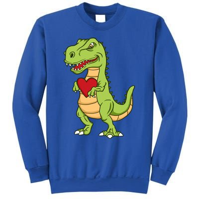 Valentines Day Funny Dinosaur Love Heart Gift Sweatshirt