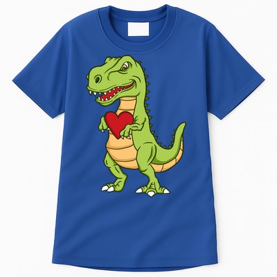 Valentines Day Funny Dinosaur Love Heart Gift Tall T-Shirt