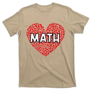 Valentine's Day For Math Teachers Raglan Baseball Cute T-Shirt