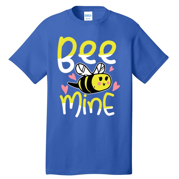 Valentine's Day Funny Gift Bee Mine Funny Gift Pun Honey Couple Rotic Funny Gift Tall T-Shirt