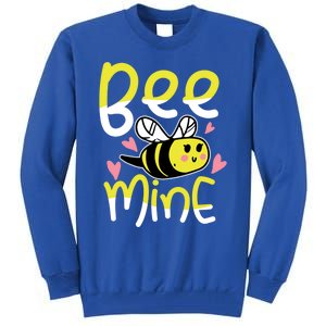 Valentine's Day Funny Gift Bee Mine Funny Gift Pun Honey Couple Rotic Funny Gift Tall Sweatshirt