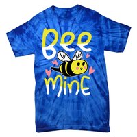 Valentine's Day Funny Gift Bee Mine Funny Gift Pun Honey Couple Rotic Funny Gift Tie-Dye T-Shirt