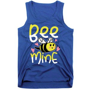 Valentine's Day Funny Gift Bee Mine Funny Gift Pun Honey Couple Rotic Funny Gift Tank Top