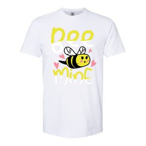 Valentine's Day Funny Gift Bee Mine Funny Gift Pun Honey Couple Rotic Funny Gift Softstyle CVC T-Shirt