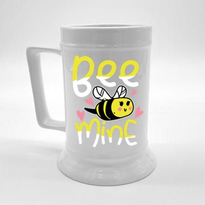 Valentine's Day Funny Gift Bee Mine Funny Gift Pun Honey Couple Rotic Funny Gift Beer Stein