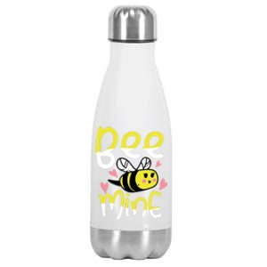 Valentine's Day Funny Gift Bee Mine Funny Gift Pun Honey Couple Rotic Funny Gift Stainless Steel Insulated Water Bottle