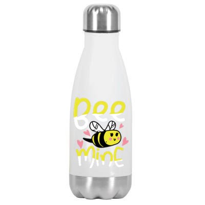 Valentine's Day Funny Gift Bee Mine Funny Gift Pun Honey Couple Rotic Funny Gift Stainless Steel Insulated Water Bottle