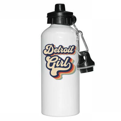 Vintage Design For From Detroit Michigan Aluminum Water Bottle