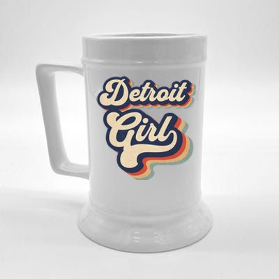 Vintage Design For From Detroit Michigan Beer Stein