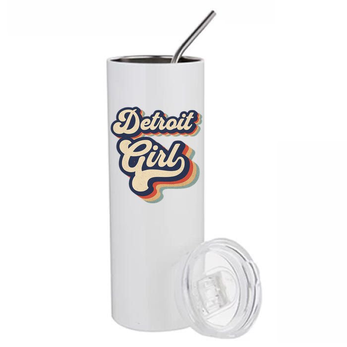 Vintage Design For From Detroit Michigan Stainless Steel Tumbler