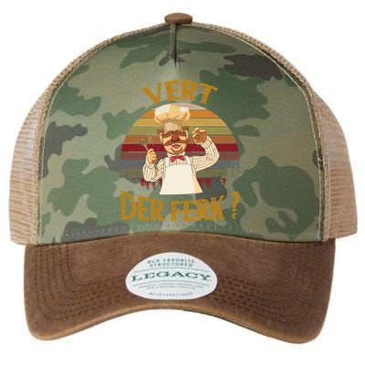 Vert Der Ferk Chef Shirt, Funny Swedish Sunset Vintage Legacy Tie Dye Trucker Hat