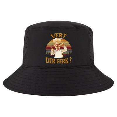 Vert Der Ferk Chef Shirt, Funny Swedish Sunset Vintage Cool Comfort Performance Bucket Hat