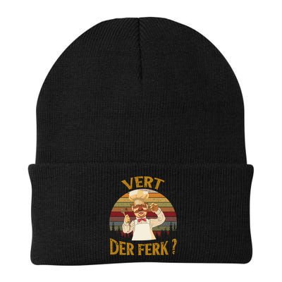Vert Der Ferk Chef Shirt, Funny Swedish Sunset Vintage Beanie