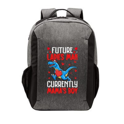 Valentines Day Funny Dinosaur With Heart Gift Vector Backpack